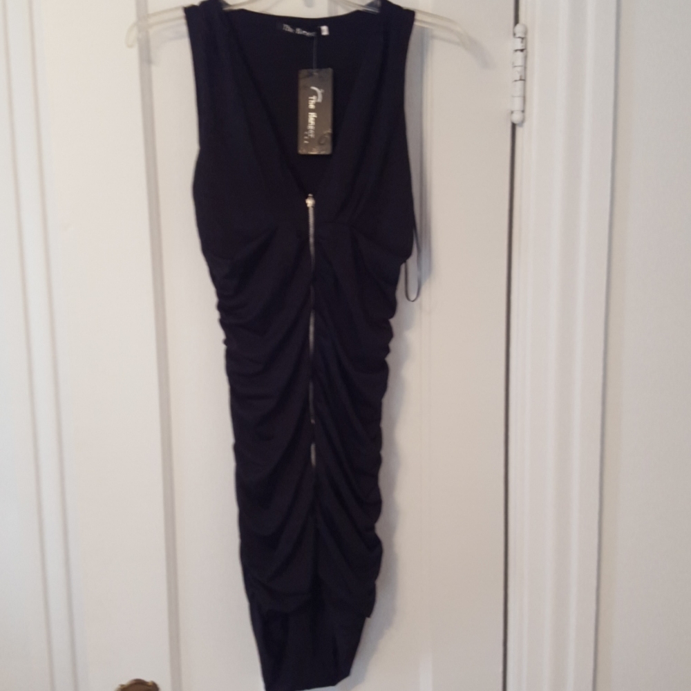 Black cocktail dress